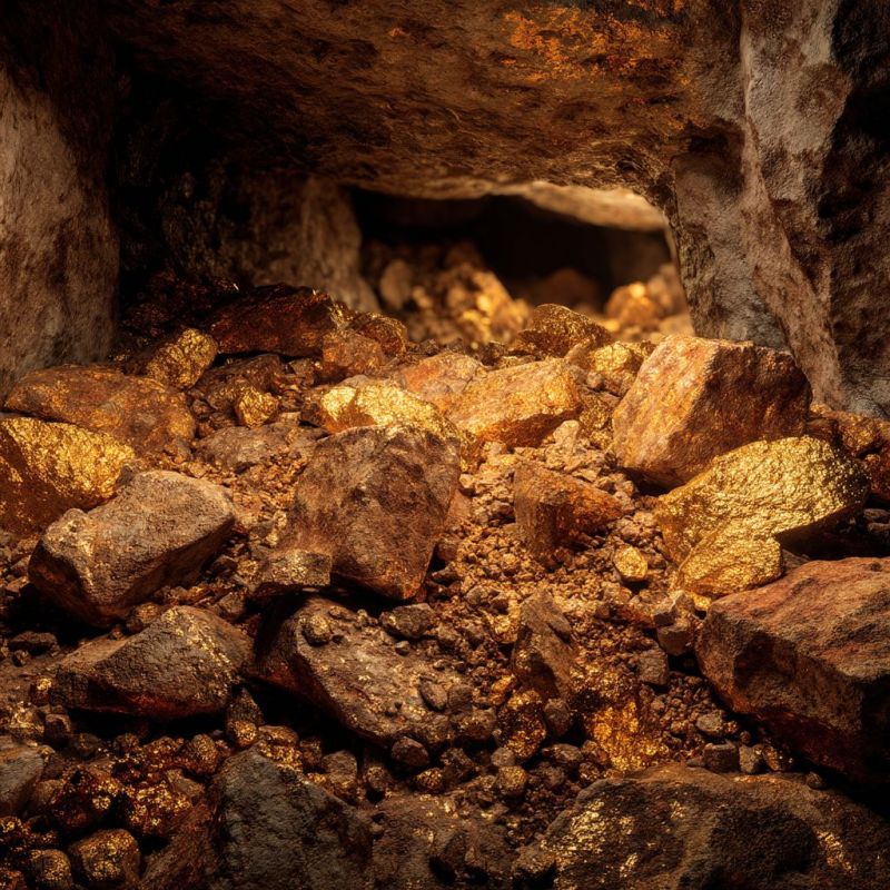 Rubble, Gold, Medium 3