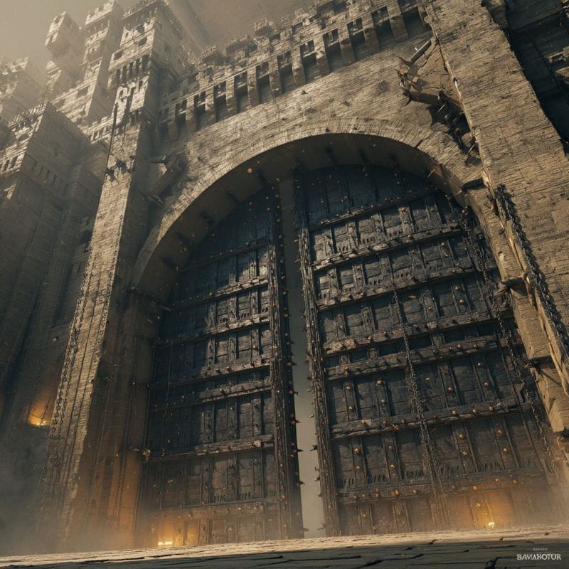 Portcullis, Huge, Iron 4