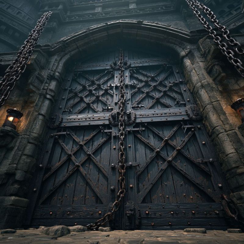 Portcullis, Huge, Iron 6