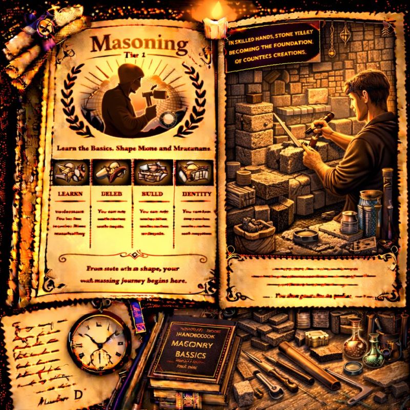 Skill Book: Masoning - Tier 1