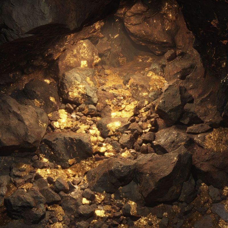 Rubble, Gold, Medium 5