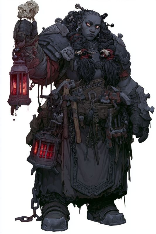Merchant: Dark Dwarf, Woman 2