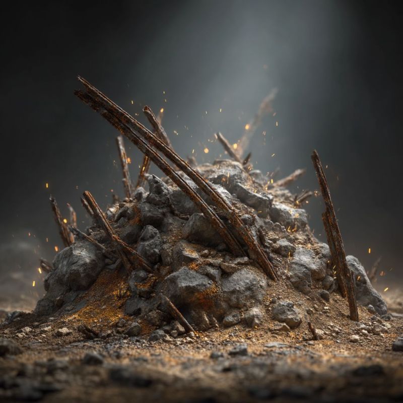 Rubble, Steel, Small 5