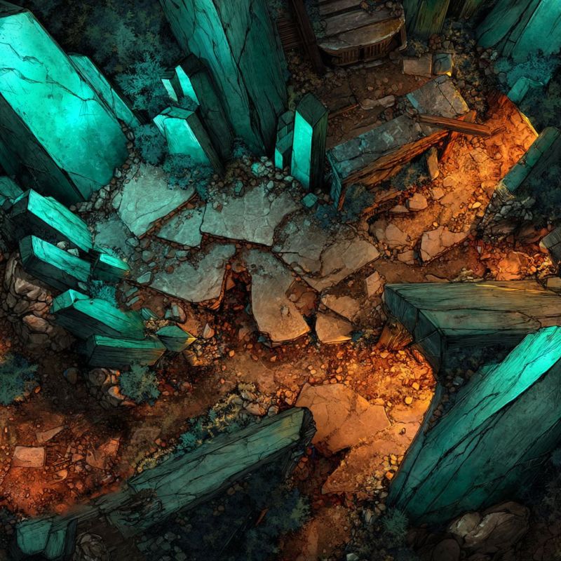 Rubble, Copper, Large