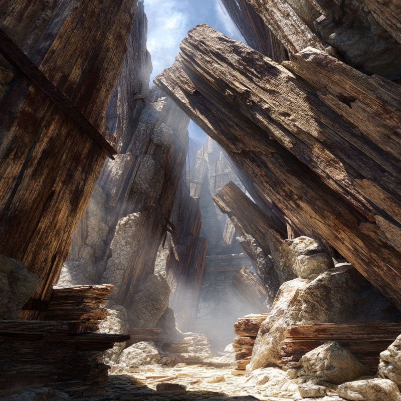 Rubble, Wood, Colossal 2