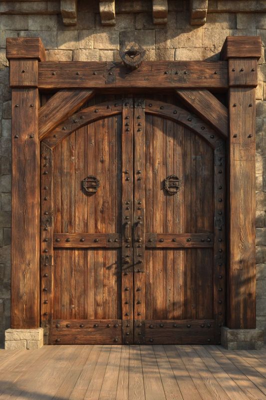 Door, Large, Wooden 6