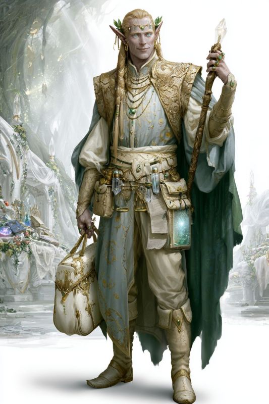 Merchant: High Elf, Man