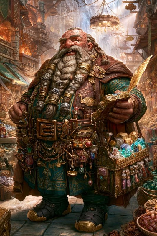 Merchant: Dwarf, Man 3