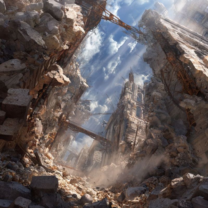 Rubble, Steel, Large 2