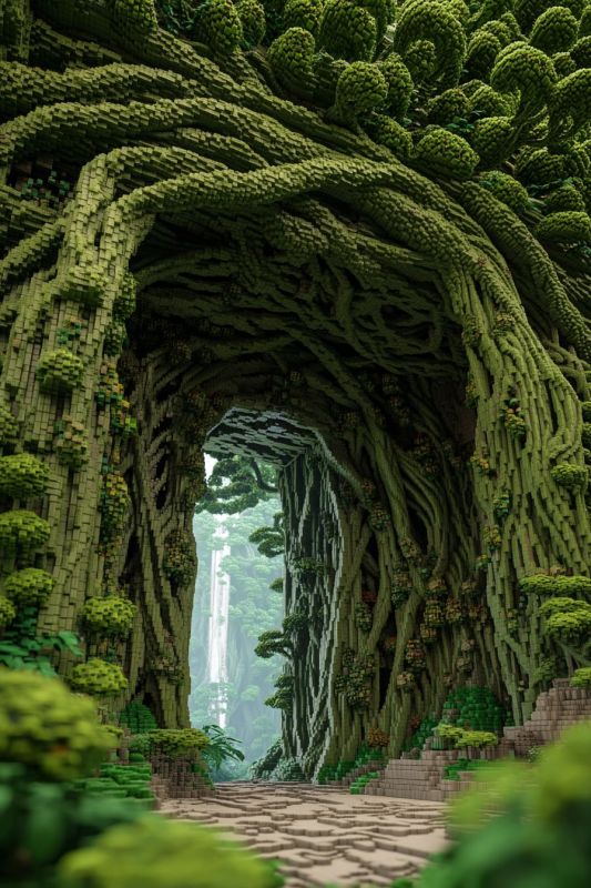 Door, Large, Vines 3