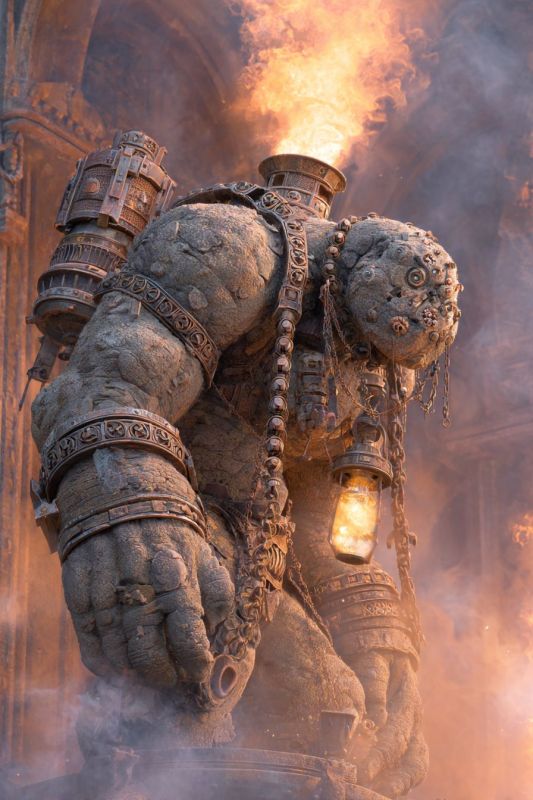 Necromechanical Golem - Sentinel of the Furnace 1