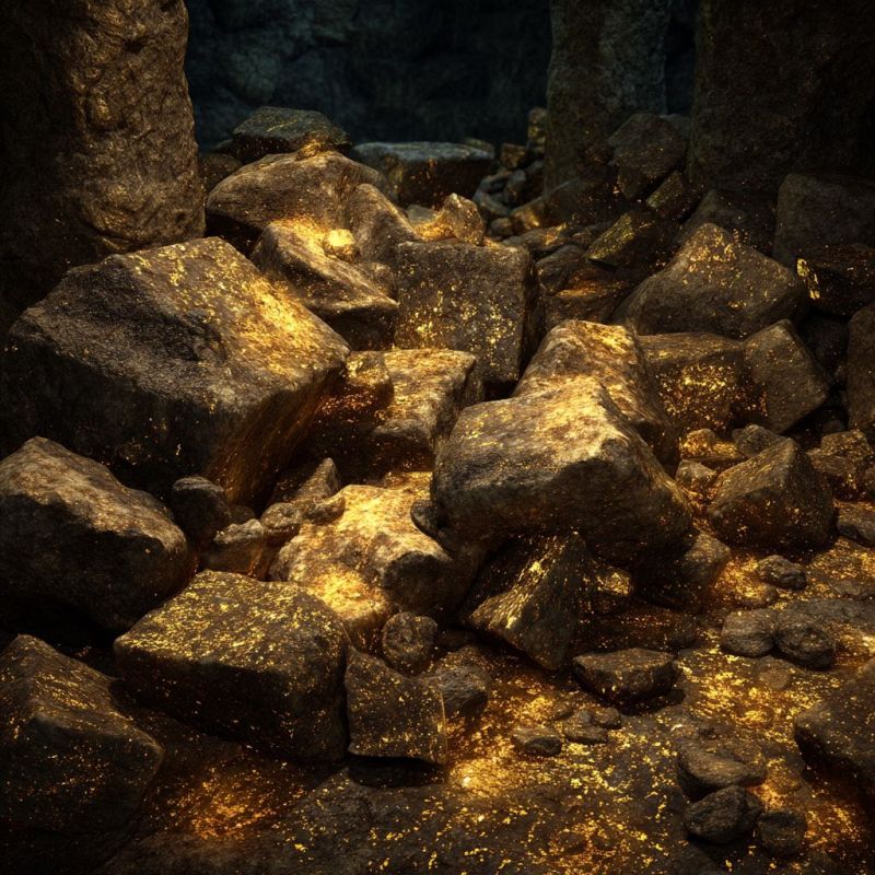 Rubble, Gold, Medium 6