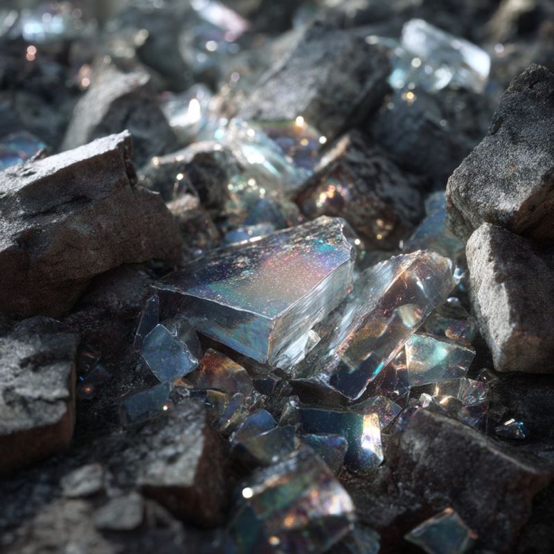 Rubble, Glass, Medium 3