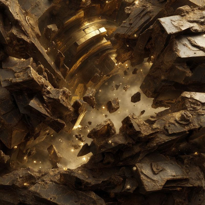 Rubble, Brass, Large 7