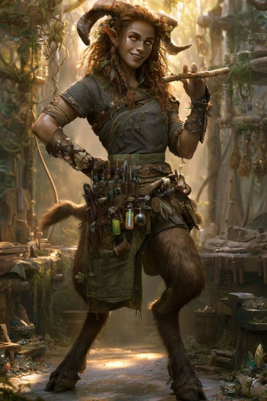 Trainer: Satyr, Woman 1