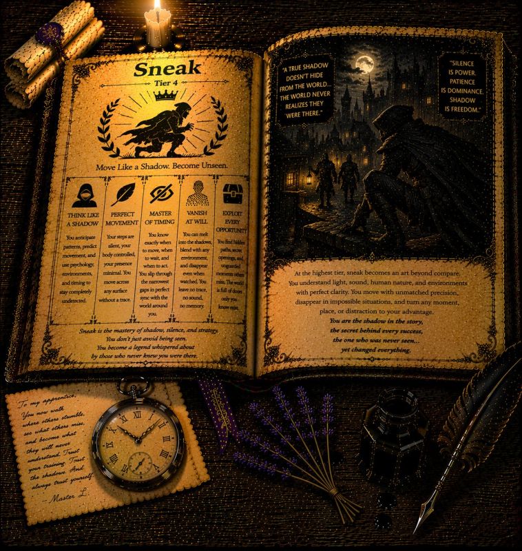 Skill Book: Sneak - Tier 4