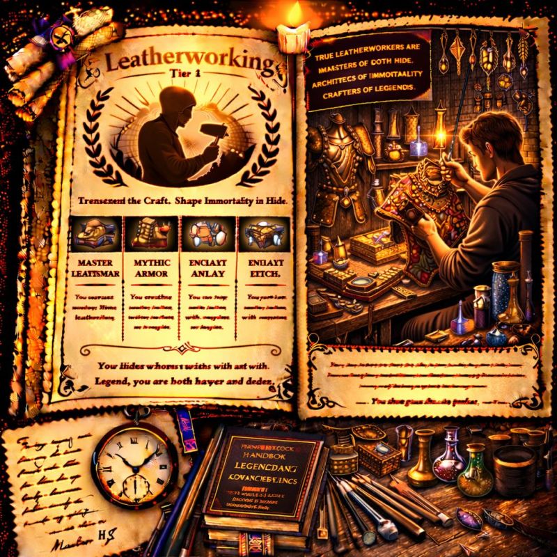 Skill Book: Leatherworking - Tier 4