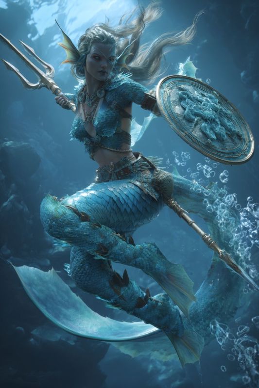 Merfolk Warrior 2