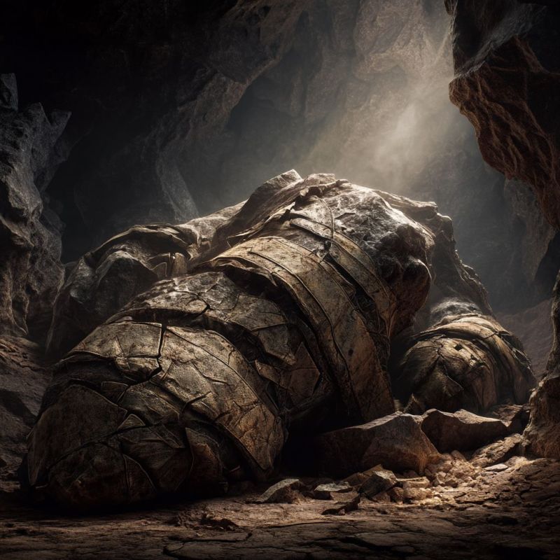 Rubble, Leather, Colossal