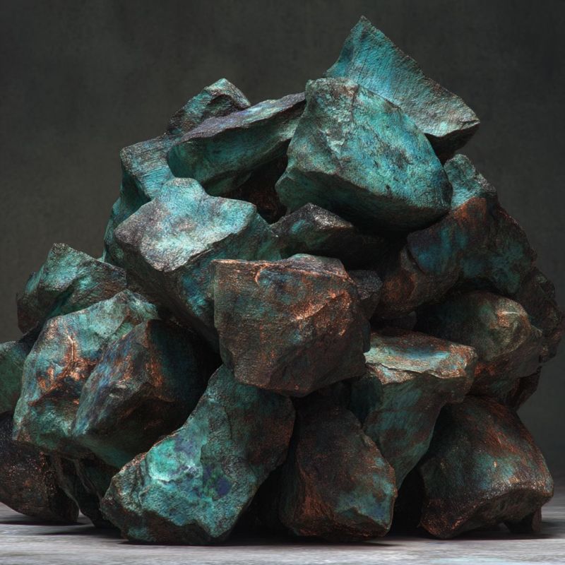 Rubble, Bronze, Medium