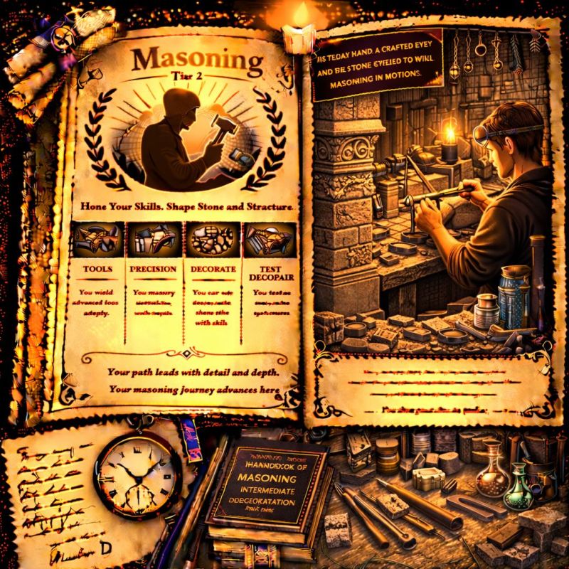 Skill Book: Masoning - Tier 2