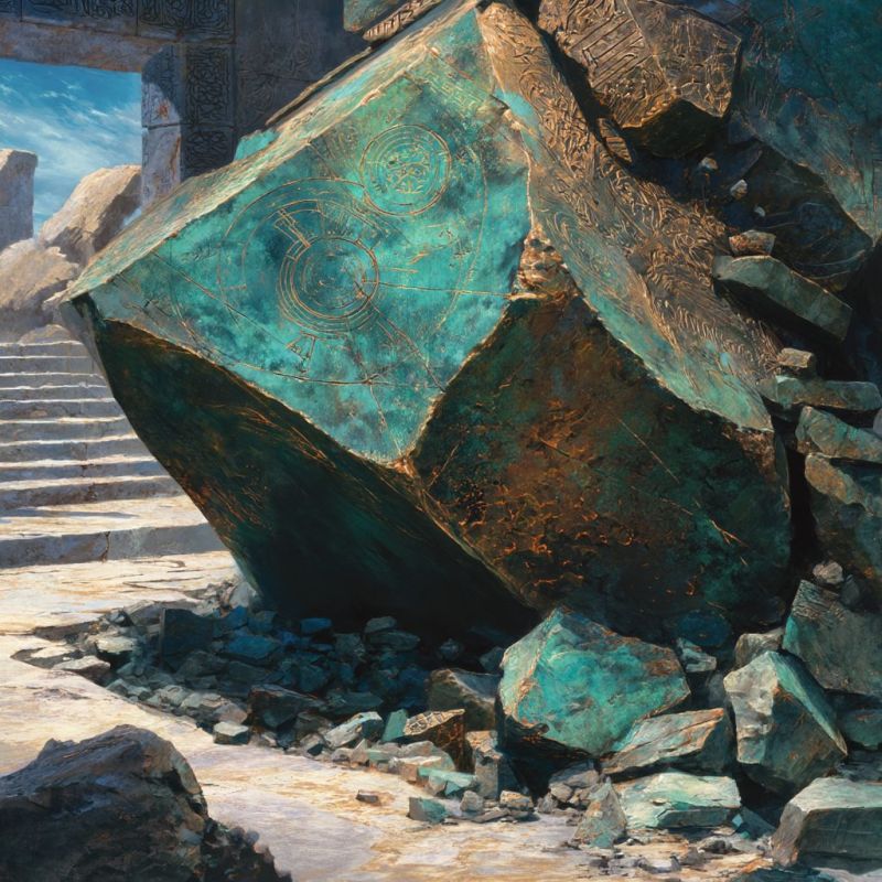 Rubble, Bronze, Large 3