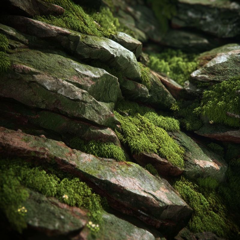 Large Verdant Moss Plant