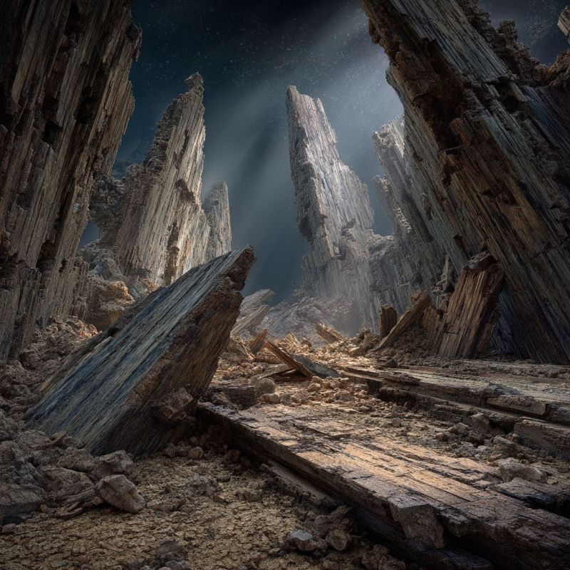 Rubble, Wood, Titanic