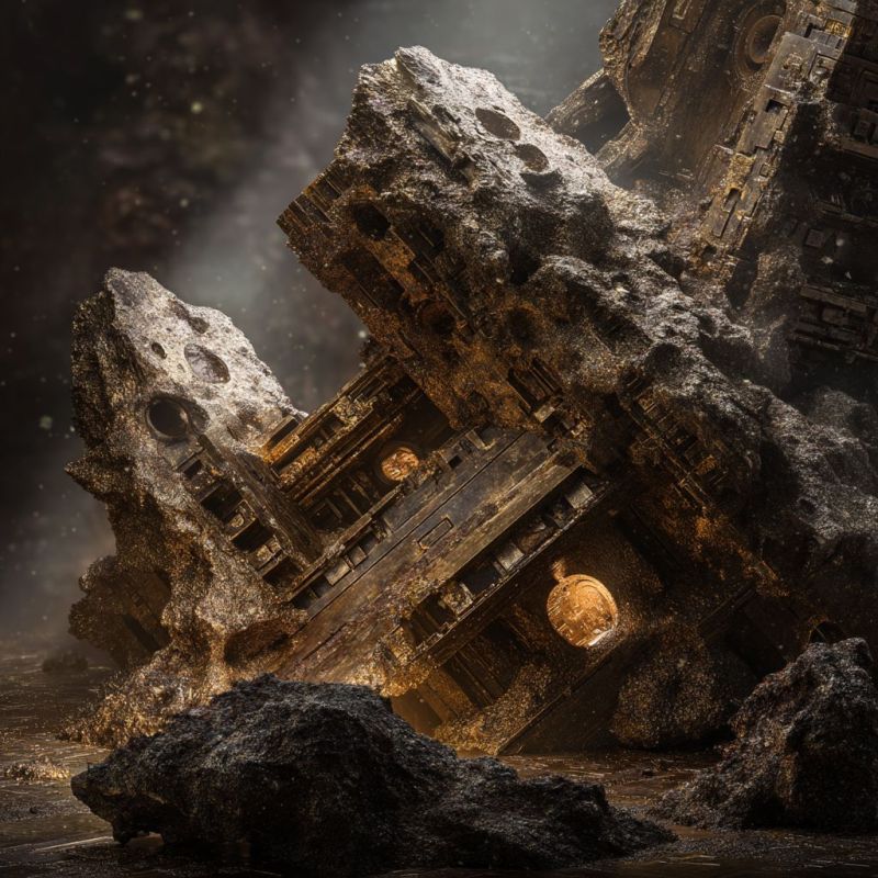 Rubble, Brass, Large