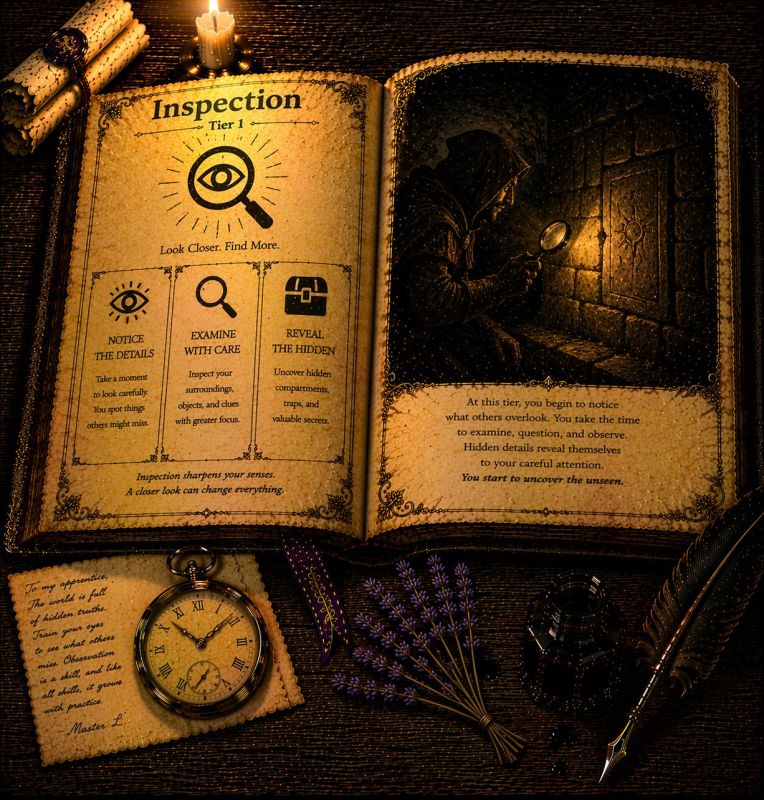 Skill Book: Inspection - Tier 1