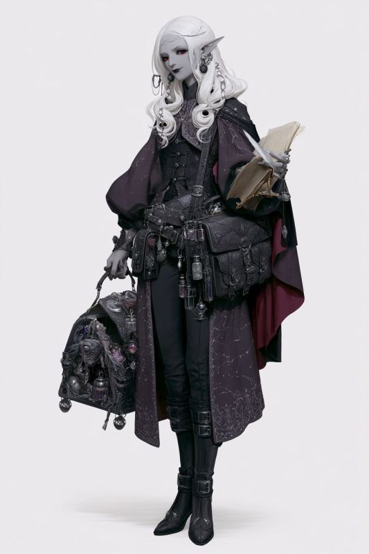 Merchant: Dark Elf, Woman 4