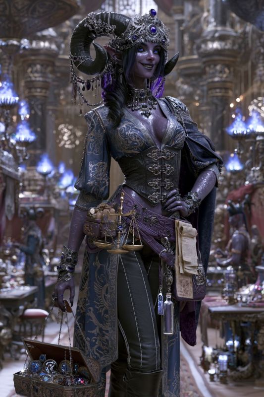Merchant: Devilfolk, Woman 2
