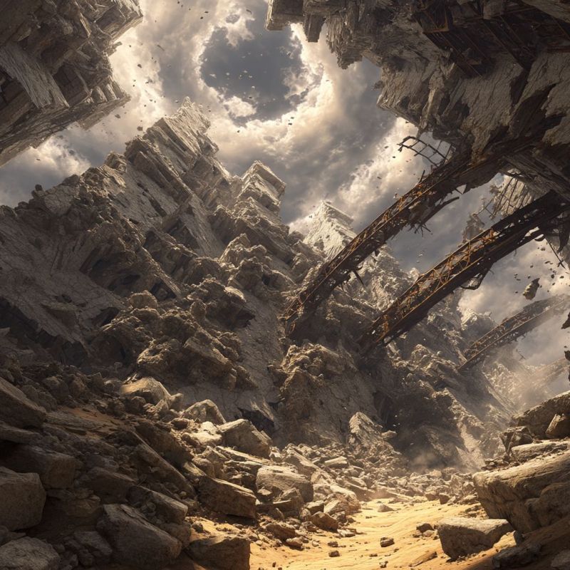 Rubble, Steel, Large 5