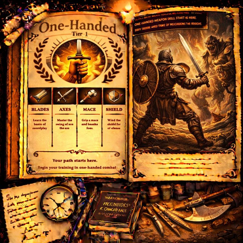 Skill Book: One-Handed - Tier 1
