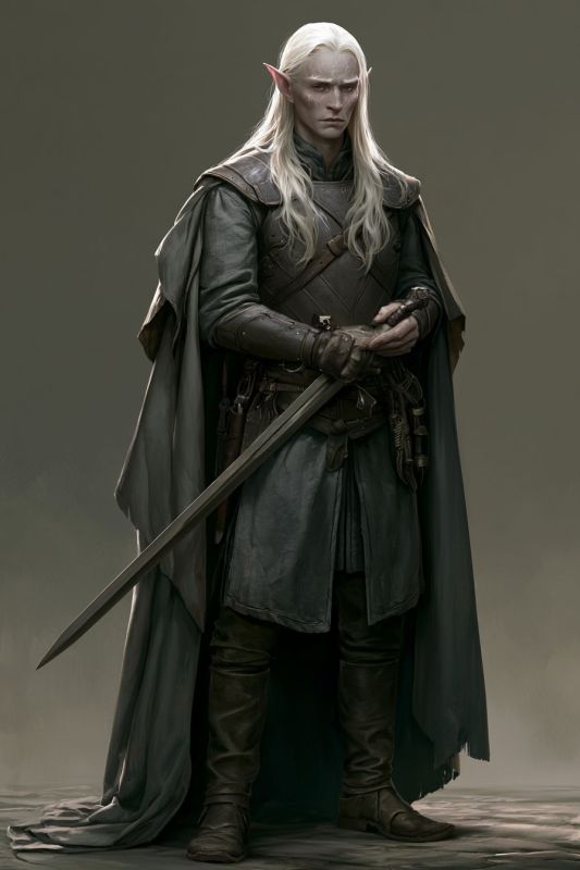 Trainer, Dark Elf, Man 1