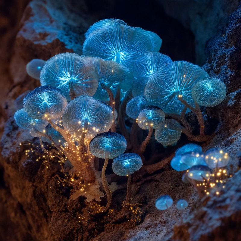 Glowing Fungus Cluster 2