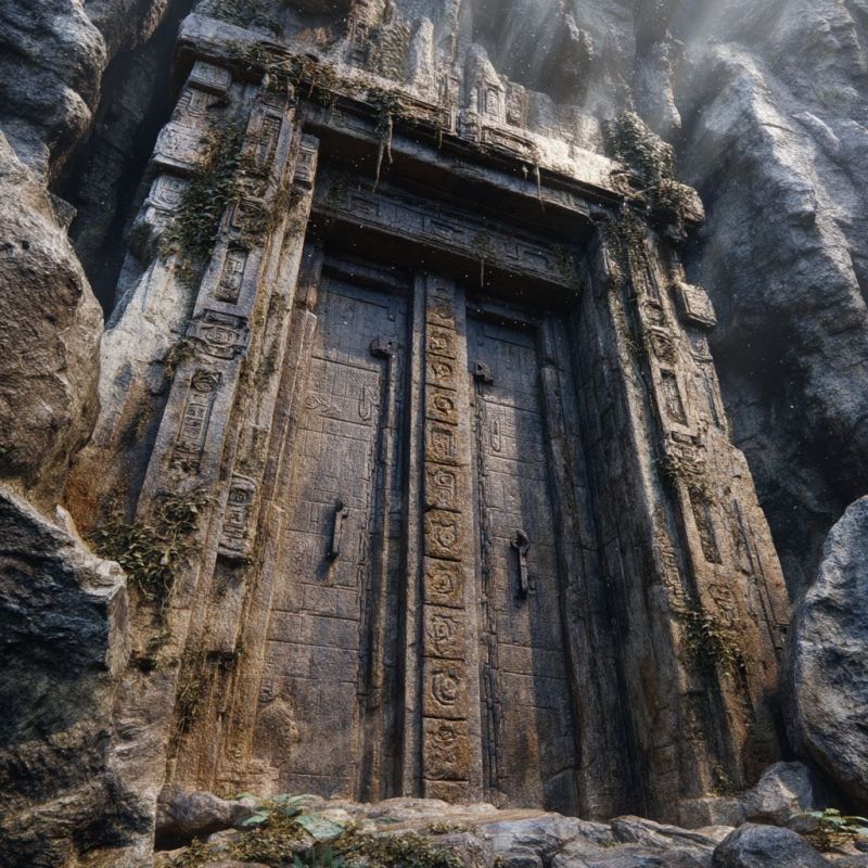 Door, Huge, Stone 3