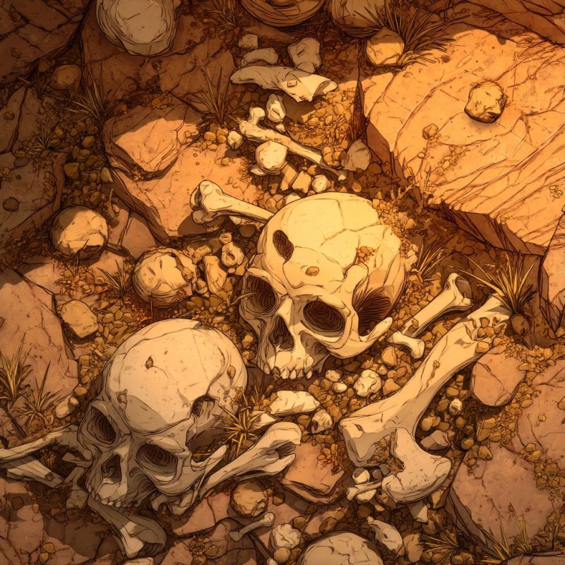 Rubble, Bone, Medium 5