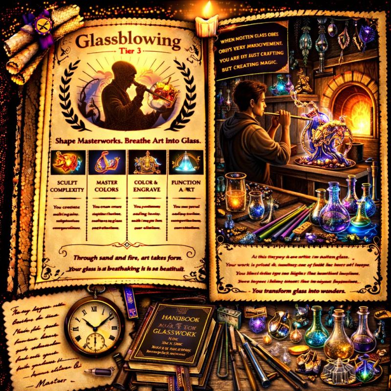 Skill Book: Glassblowing - Tier 3