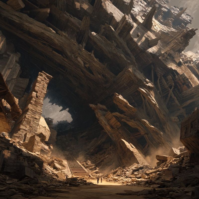 Rubble, Wood, Gargantuan 2