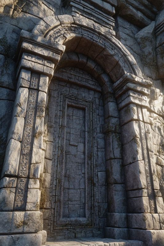 Door, Large, Stone 4