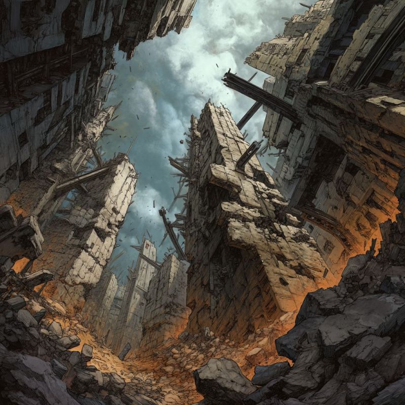 Rubble, Steel, Large 3