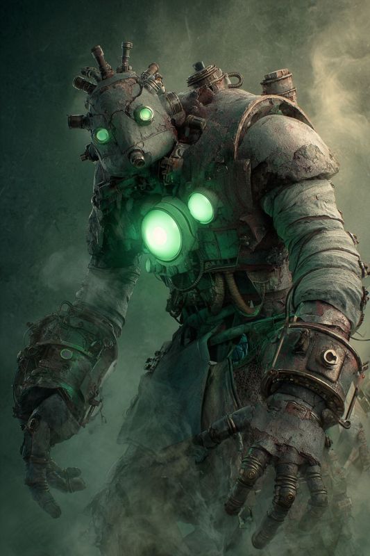 Necromechanical Golem - Prototype of Binding 3