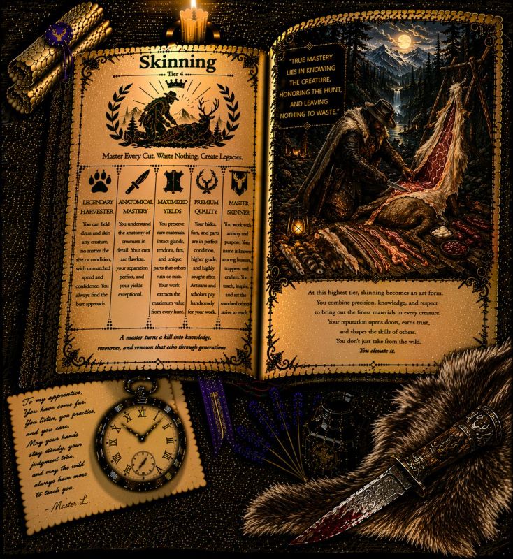 Skill Book: Skinning - Tier 4