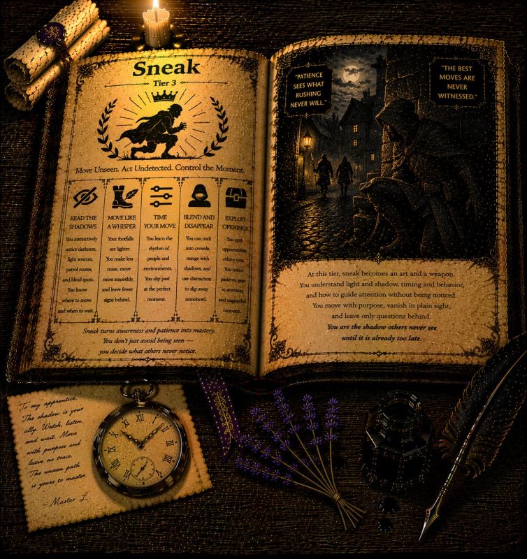 Skill Book: Sneak - Tier 3