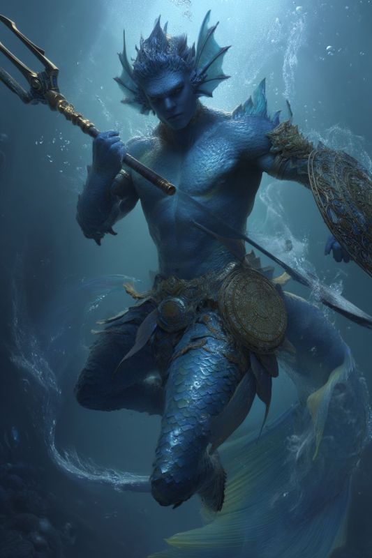 Merfolk Warrior 1