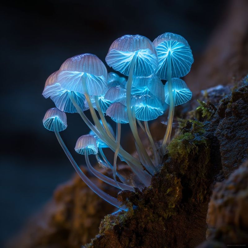Glowing Fungus Cluster 3