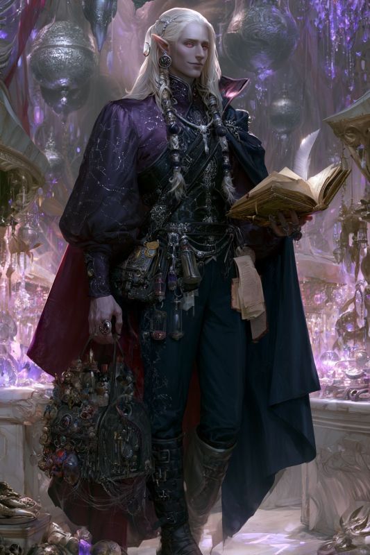 Merchant: Dark Elf, Man