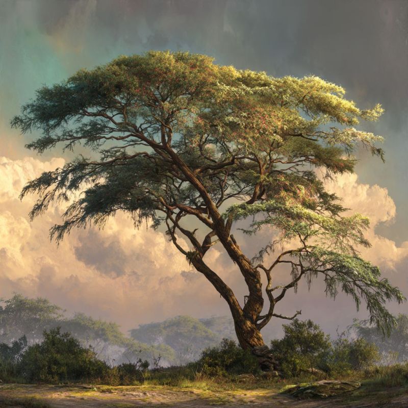 Acacia Tree, Medium