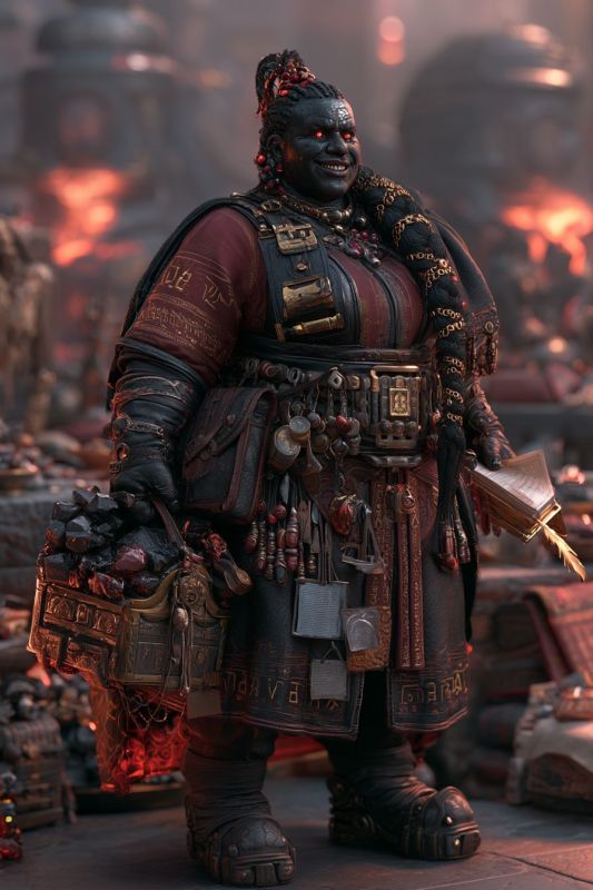 Merchant: Dark Dwarf, Woman 8